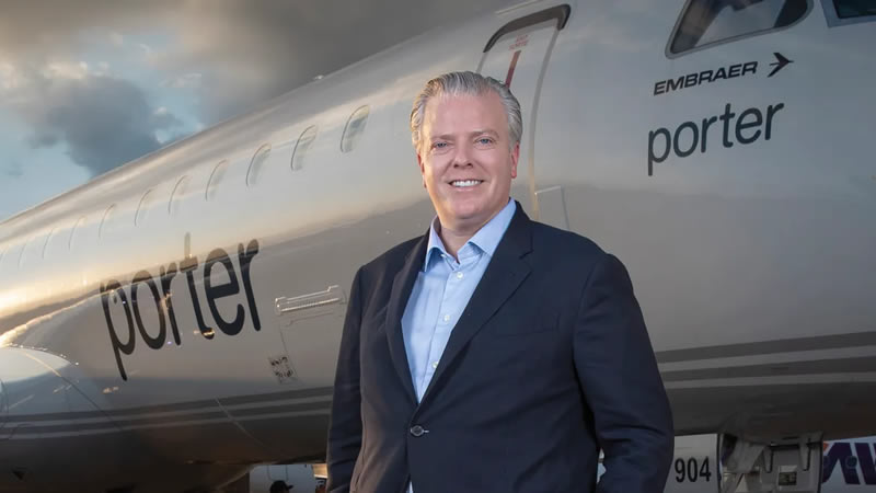 Porter Airlines President and CEO Michael Deluce