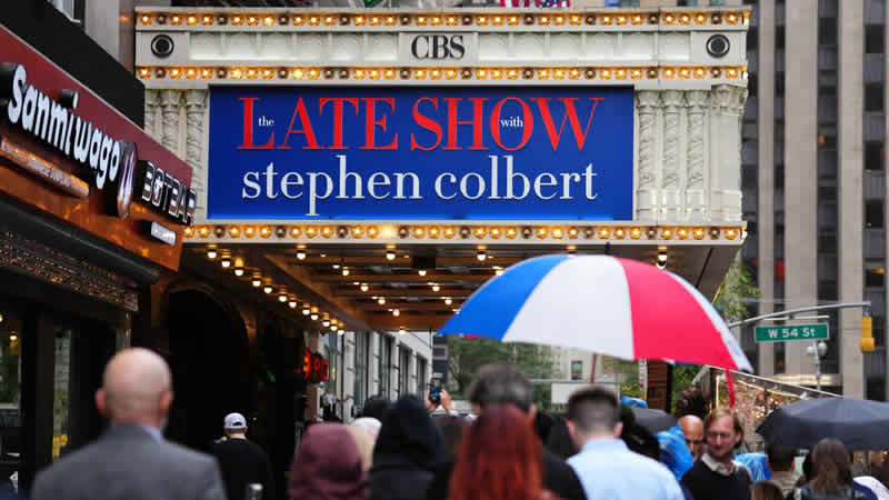 Trudeau Monday's Late Show with Stephen Colbert